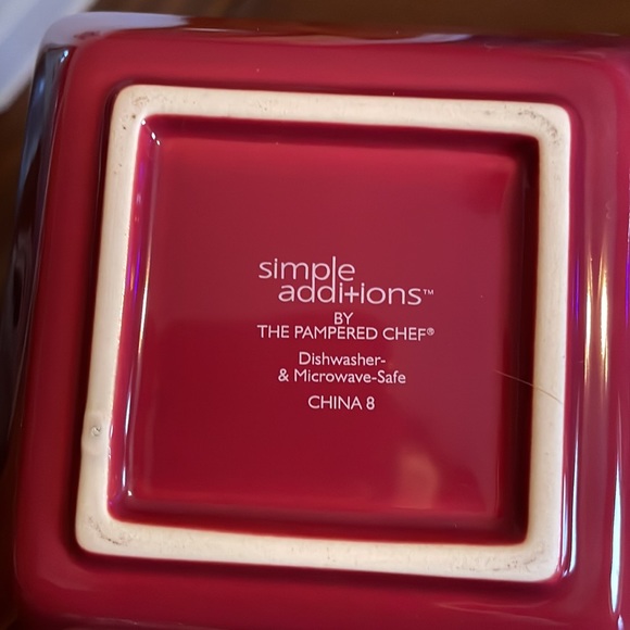 The Pampered Chef Simple additions serving set tray chip dip bowls - Picture 4 of 4